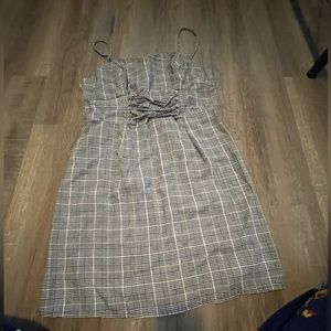 Black and white medium dress